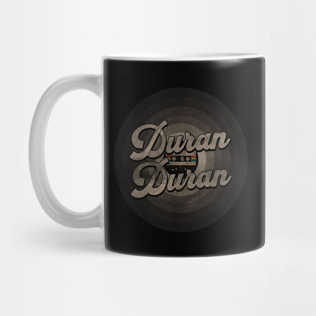 Duran First Name Retro Tape Pattern Vintage Styles by Female Revenant 